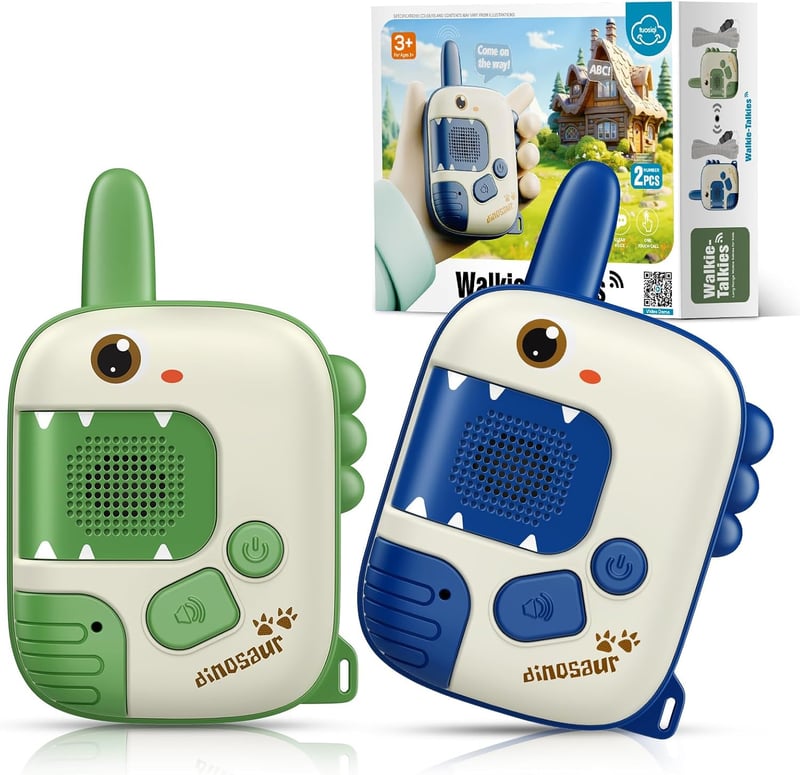 Dinosaurier Walkie Talkies für Jungen, Geschenkidee ab 3 Jahren