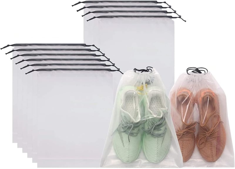 Multifunktionale wasserdichte Schuhbeutel-Set für Kofferorganizer