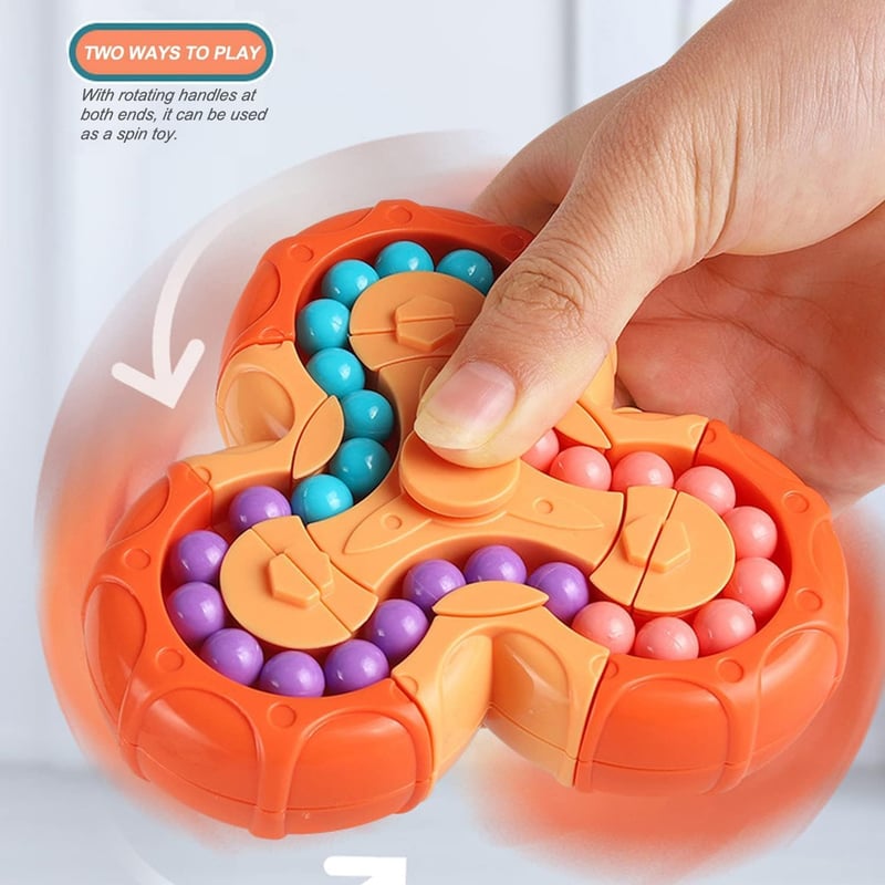 Fidget-Spielzeug Würfel für Kinder ab 3 Jahren – Rotierendes IQ-Spielzeug