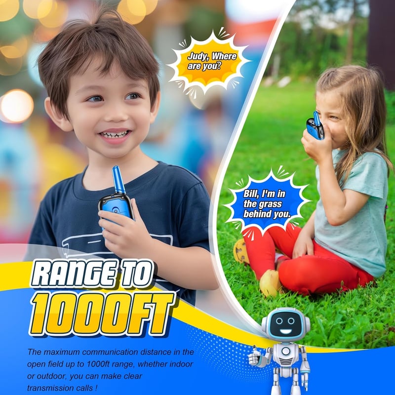 Walkie Talkie Spielzeug für Jungen 3-10 Jahre – Outdoor Geschenk