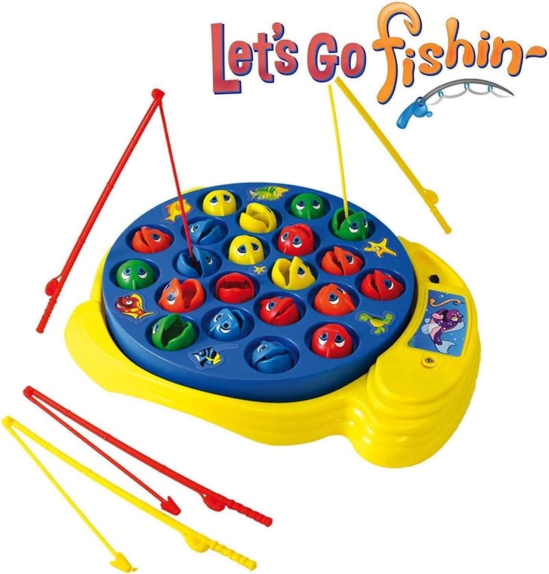 Angelspiel „Let’s Go Fishin'“ für Kinder ab 3 Jahren, 1-4 Spieler
