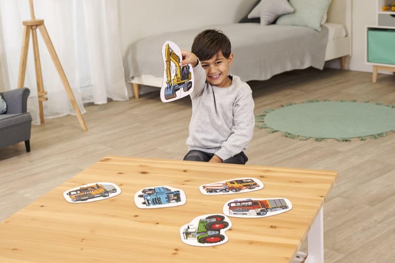Erste Puzzles Fahrzeuge - 6 große Kinderpuzzles für 3 Jahre+