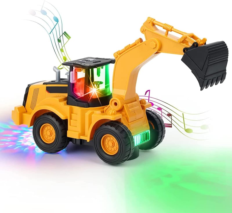 Automatischer Bagger mit Sound und Licht für Kinder ab 3 Jahren