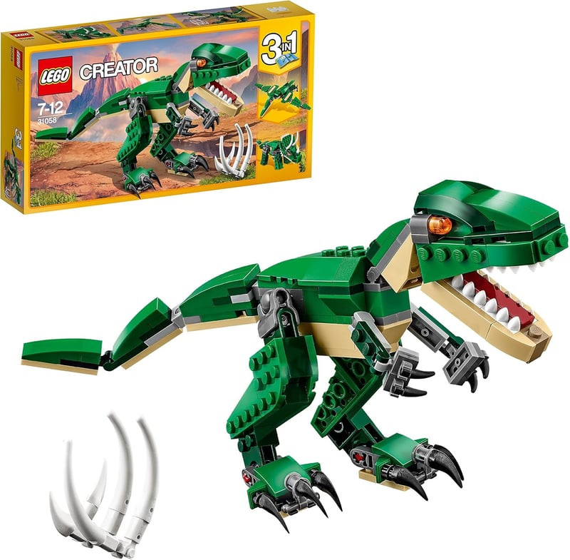 LEGO Creator 3in1 Dinosaurier-Bauset für Kinder ab 7 Jahren