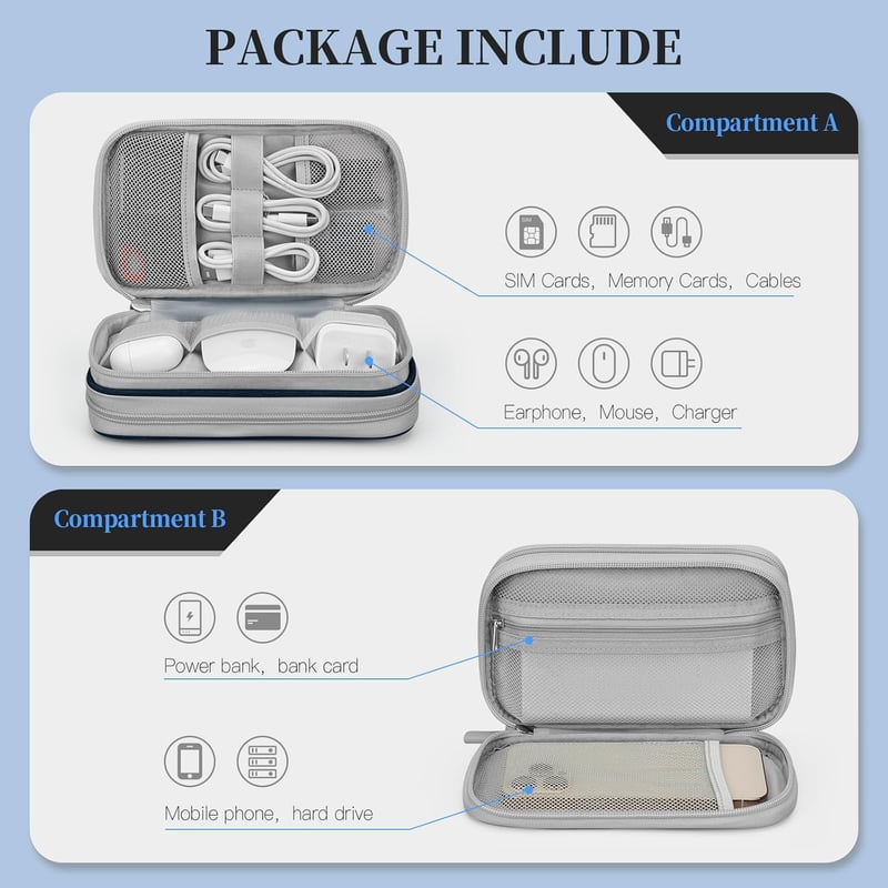 Wasserdichte Reise Organizer Tasche für Elektronik Zubehör
