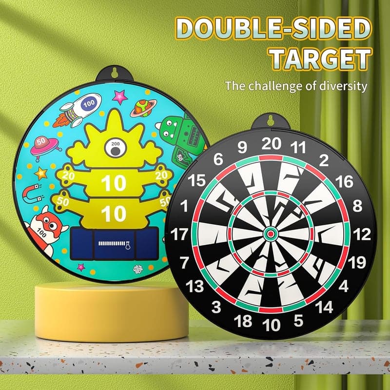 14-teiliges magnetisches Dartscheiben-Set für Kinder mit 12 Dartpfeilen