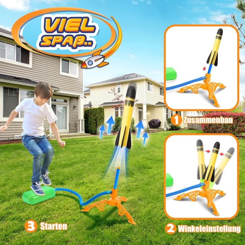 Outdoor-Raketen-Spielzeug für Kinder ab 4 Έτη