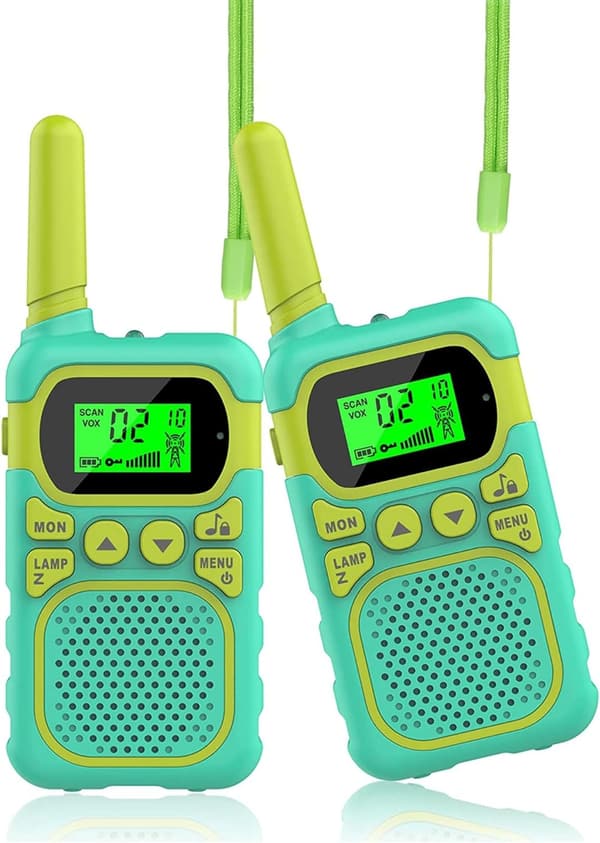 Walkie Talkies für Kinder - 3 km Reichweite, ideal als Geschenk für 3-8-Jährige