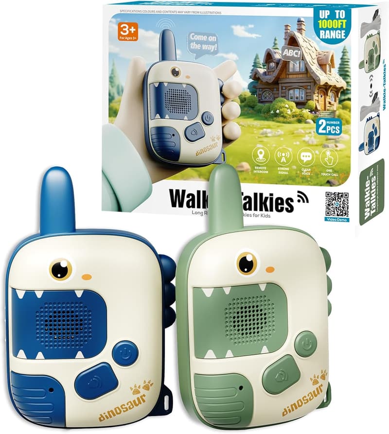 Walkie Talkie Dinosaurier für Kinder, Spielzeug ab 3 Έτη, Geschenkideen