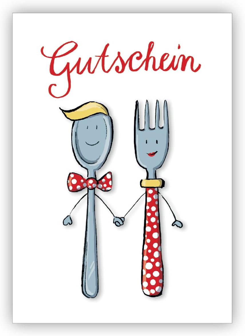 Liebesgutschein-Karten-Set für Paare – edle Klappkarten mit Umschlägen