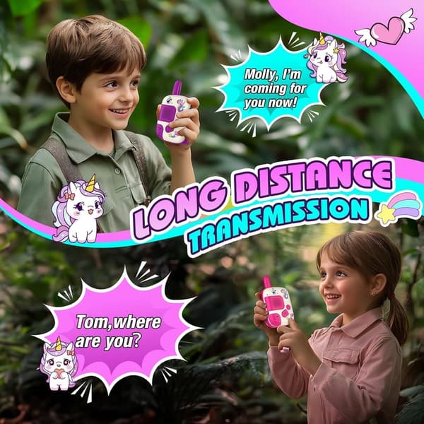 Einhorn Walkie Talkies für Mädchen (3-8 Jahre) – Spielzeug Geschenk