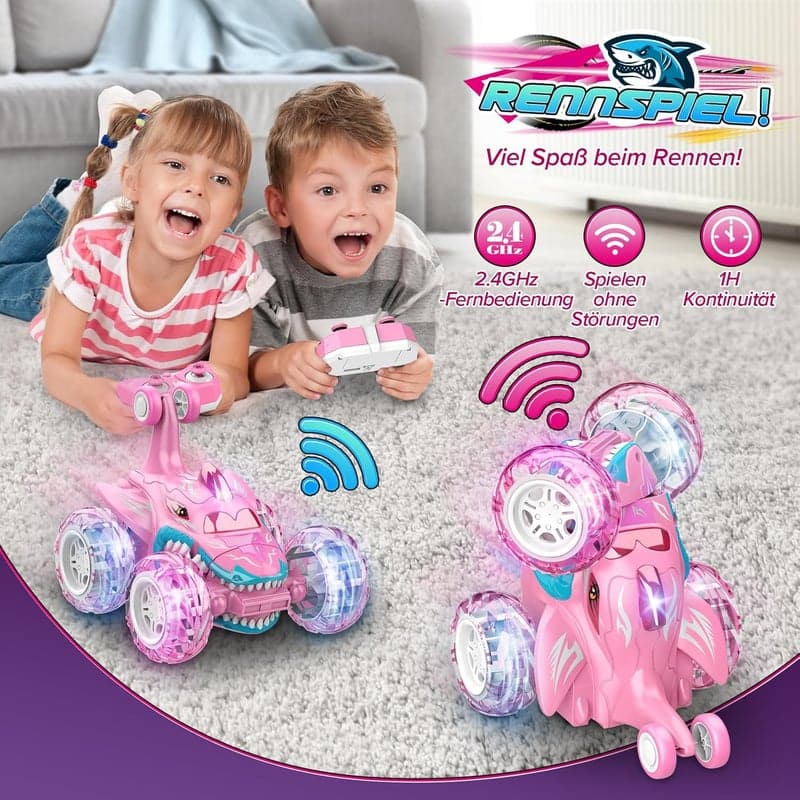 Ferngesteuertes Stunt Auto 360° mit LED für Kinder ab 3 Jahren