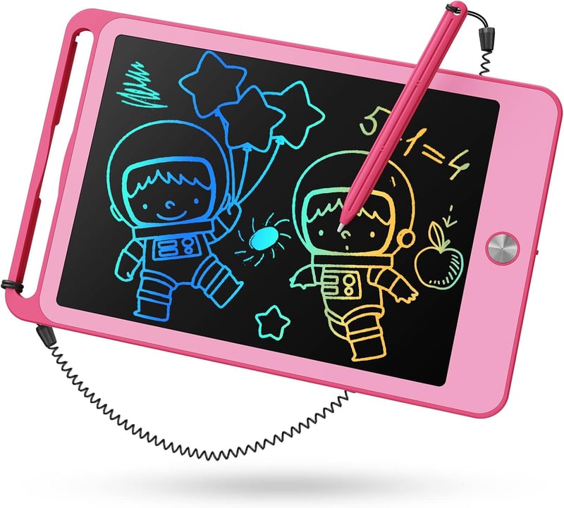 LCD Schreibtafel für Kinder – 8,5 Zoll, Geschenke für 3-8 Jahre (Rosa)