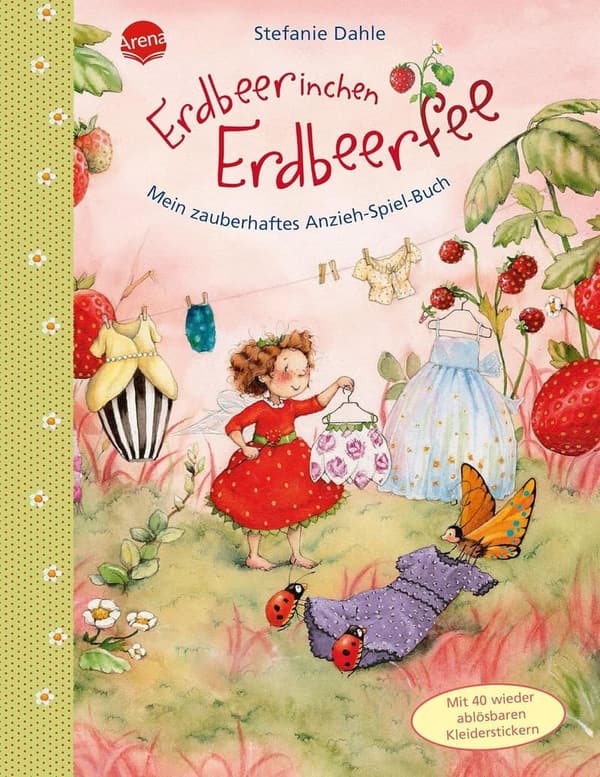 Erdbeerfee Anziehspielbuch für Kinder ab 3 Jahren mit 40 Sticker