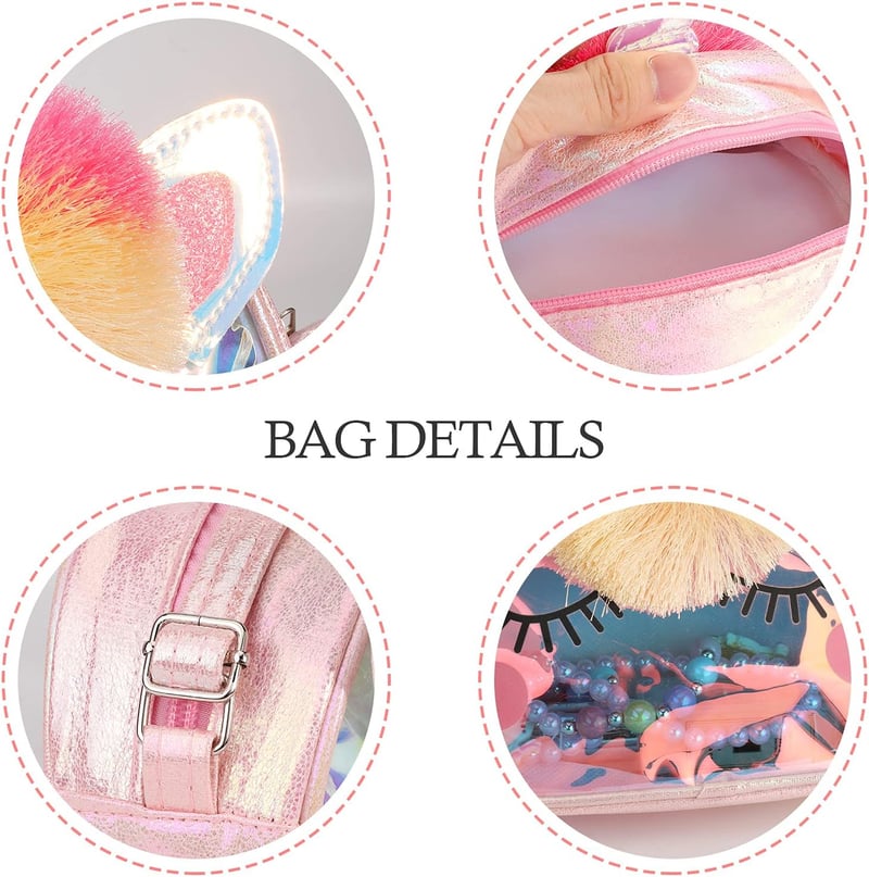 Einhorn Schmuckset für Mädchen – Halskette, Armband, Ring und Ohrringe