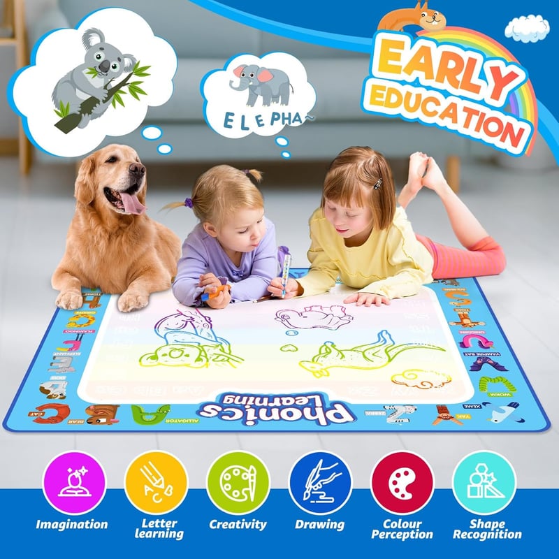 Aqua Magic Malmatte für Kinder ab 2 Jahren – Geschenkidee für Mädchen und Jungen