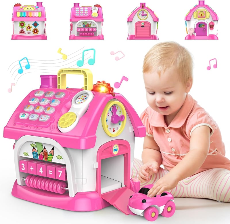 Montessori-Multifunktionsspielzeug für Mädchen von 1-2 Jahren