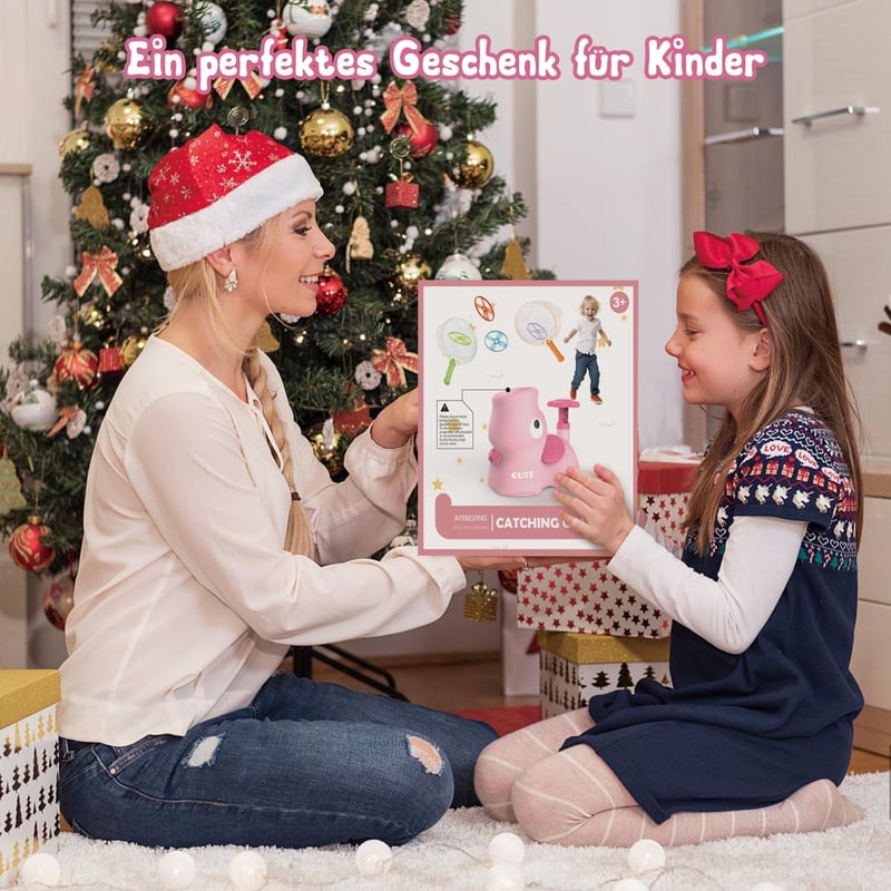Fliegende Untertasse Launcher für Kinder ab 3 Jahren – Garten-Spielzeug