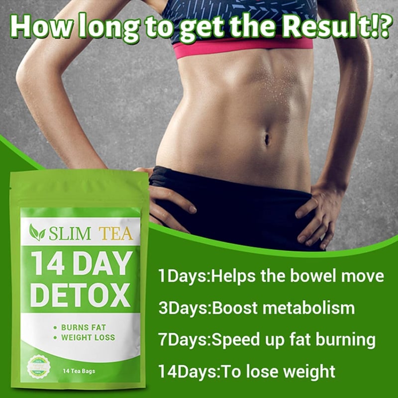 14-Tage-Detox-Tee zur Gewichtsreduktion und Bauchfettabbau