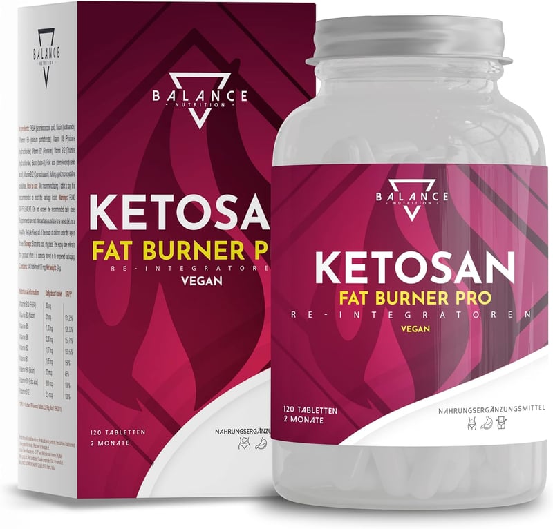 Ketosan® Detox-Diätpillen zur schnellen Gewichtsreduktion mit grünem Tee und Garcinia Cambogia