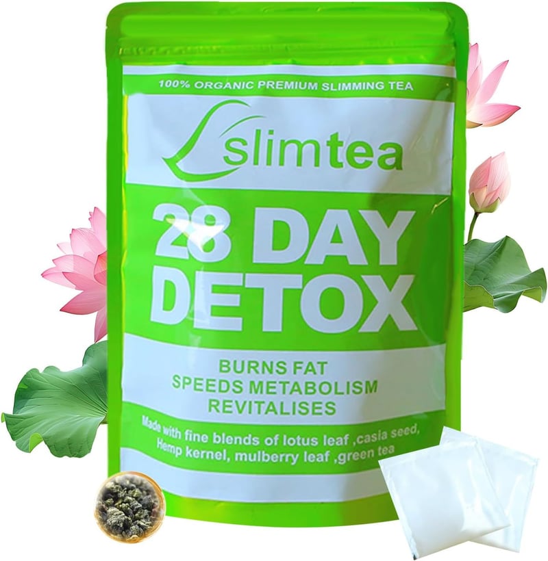 28-Tage-Detox-Tee für Gewichtsverlust und Bauchfettabbau