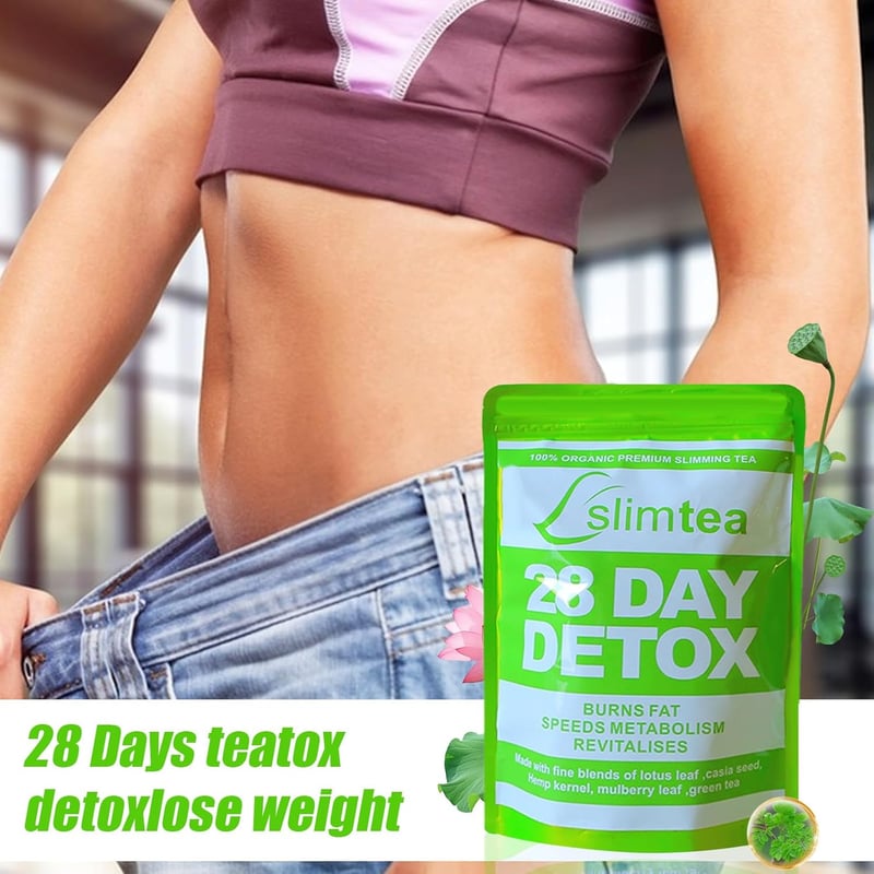 28-Tage-Detox-Tee für Gewichtsverlust und Bauchfettabbau