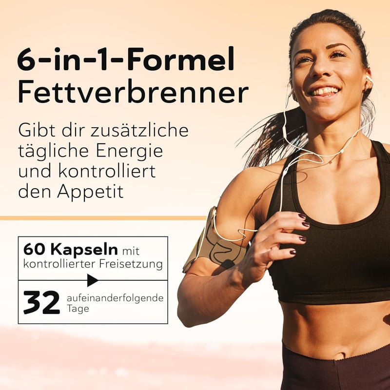 Schnell Abnehmen: Fettverbrenner mit L-Carnitin & Kurkuma für aktive Lebensstile