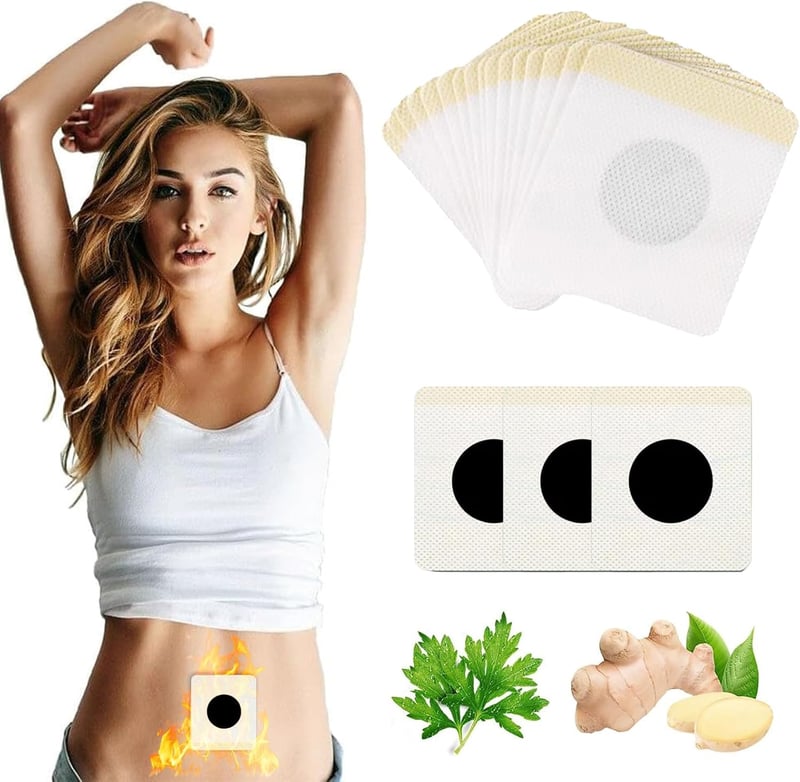 Slim Patch zur Fettverbrennung – 60 Stück Detox Pflaster für Männer und Frauen