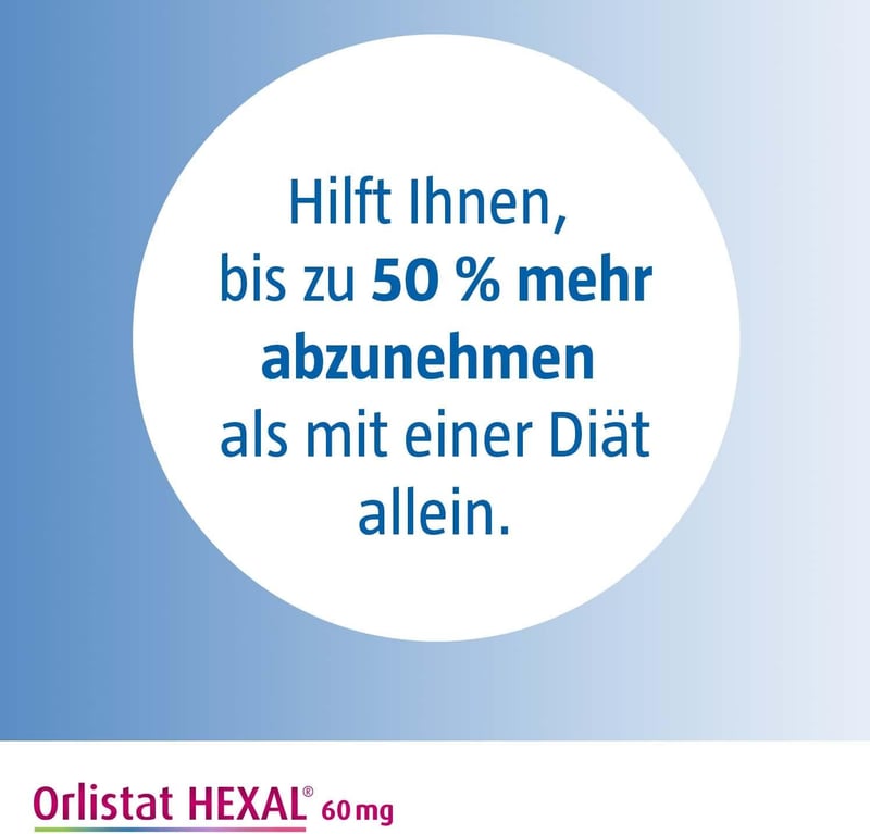 Orlistat HEXAL® 60 mg Hartkapseln zur Gewichtsreduktion, 84 Stück