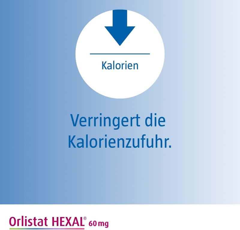 Orlistat HEXAL® 60 mg Hartkapseln – Effektives Abnehmen mit 3-fach Wirkung