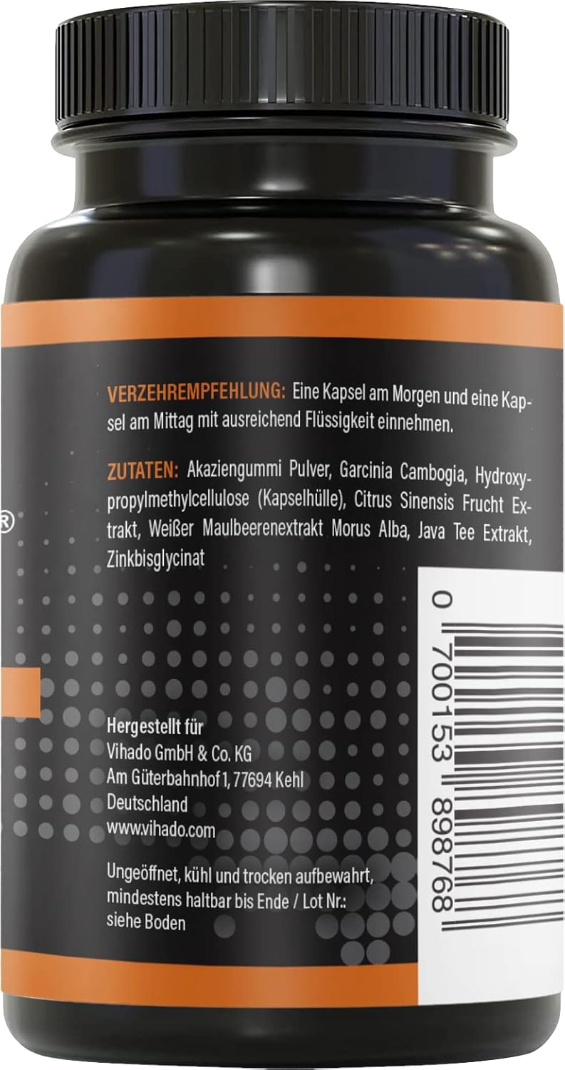 BRNR QUICK 6in1 Formel mit Garcinia Cambogia und Zink, 120 Kapseln