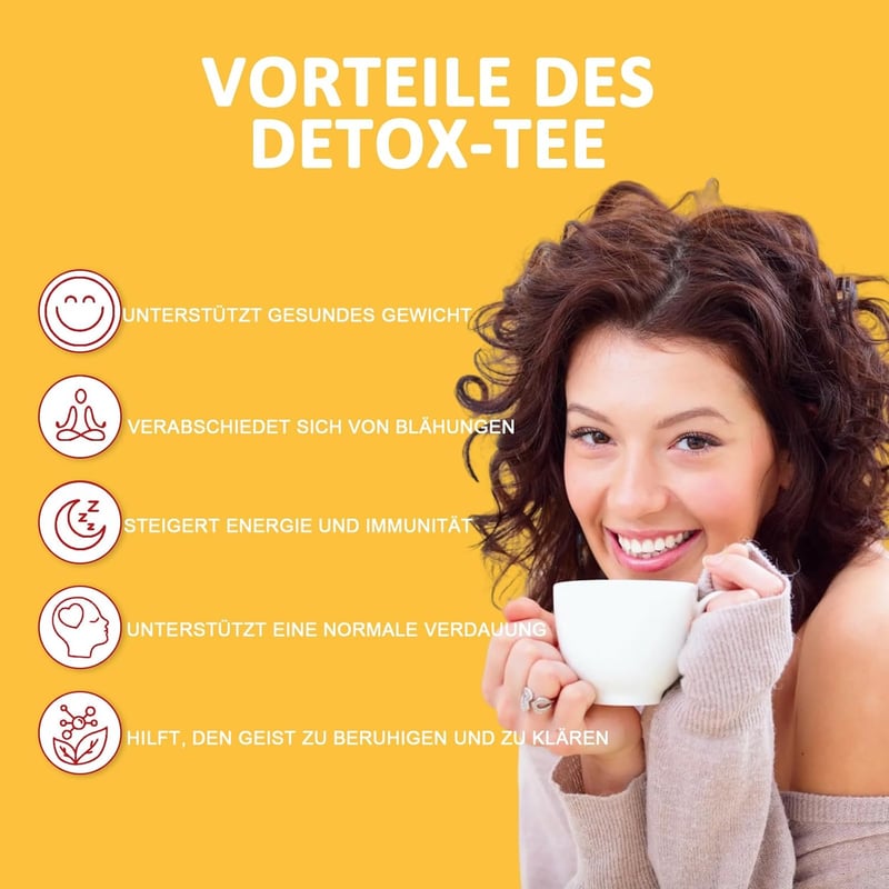28-Tage Detox Tee zur Gewichtsreduktion – Natürliche Kräutermischung