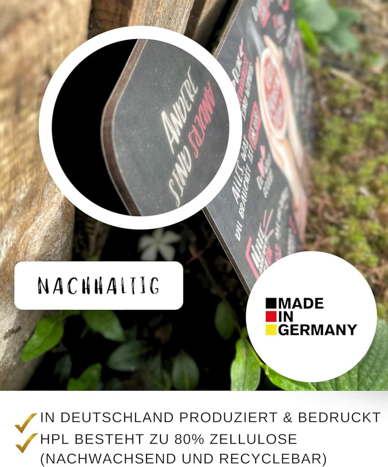 Frühstücksbrettchen und Untersetzer-Set für Mama mit Sprüchen