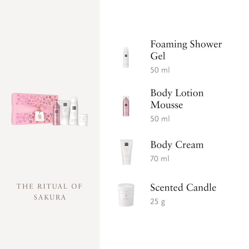 RITUALS Geschenkset The Ritual of Sakura mit Reismilch und Kirschblüten