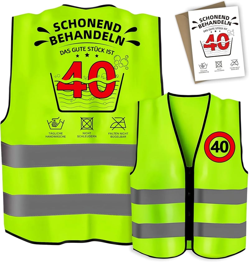 Lustiges Geschenk zum 40. Geburtstag für Männer und Frauen