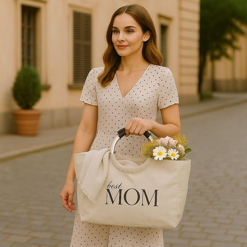 Einkaufstasche für Mama – Handlicher Shopper-Korb für Damen