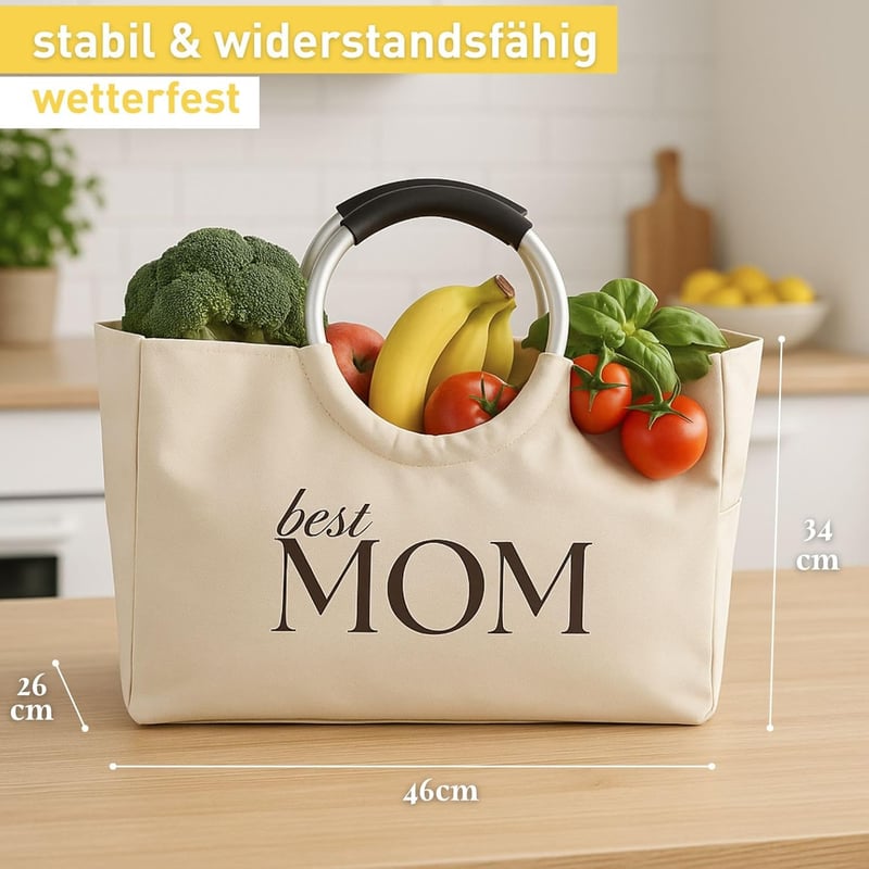 Einkaufstasche für Mama – Handlicher Shopper-Korb für Damen