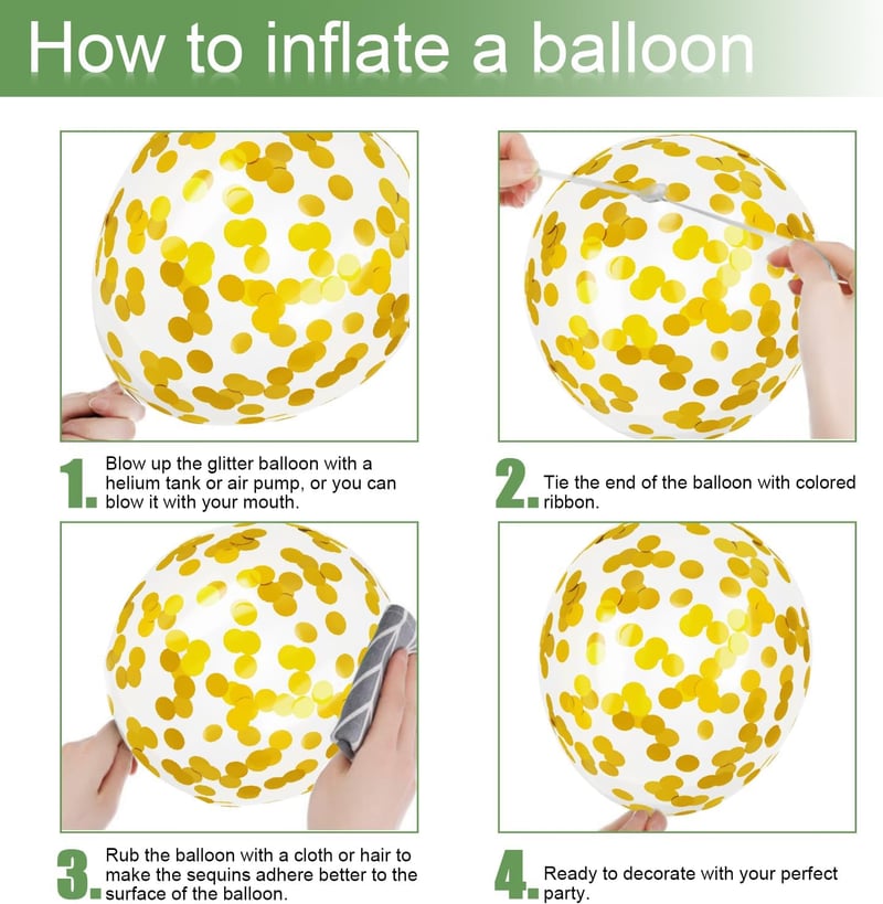 40. Geburtstag Luftballons Set (30 Stück) in Salbeigrün und Gold