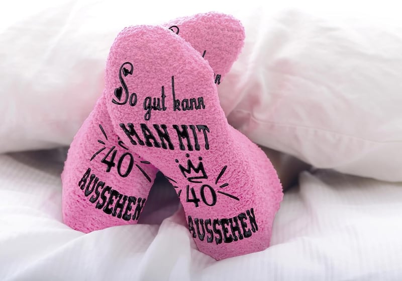 Lustige Socken für Weihnachten: 