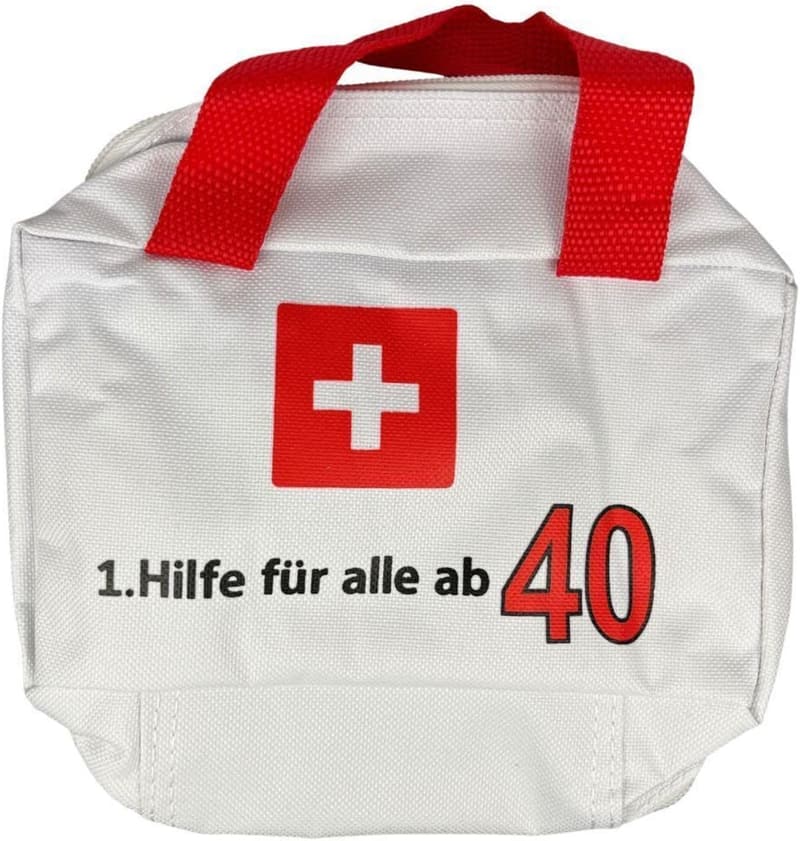 40. Geburtstag Tasche für Erste Hilfe - Geschenkartikel zum Befüllen