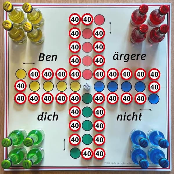 Konfetti Verkehrsschilder für 40. Geburtstag - 200 Stk. Tischdeko