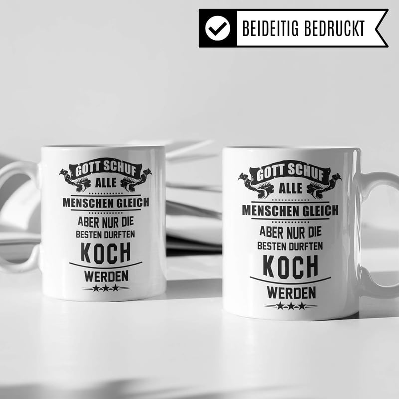 Koch-Tasse für Männer – Geschenkidee für Küchenchefs