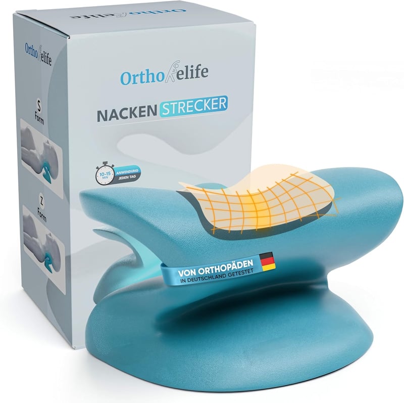 Ergonomischer Nackenstrecker aus Memory-Schaum für schnelle Schmerzlinderung