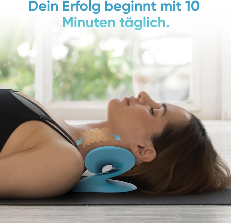 Ergonomischer Nackenstrecker aus Memory-Schaum für schnelle Schmerzlinderung