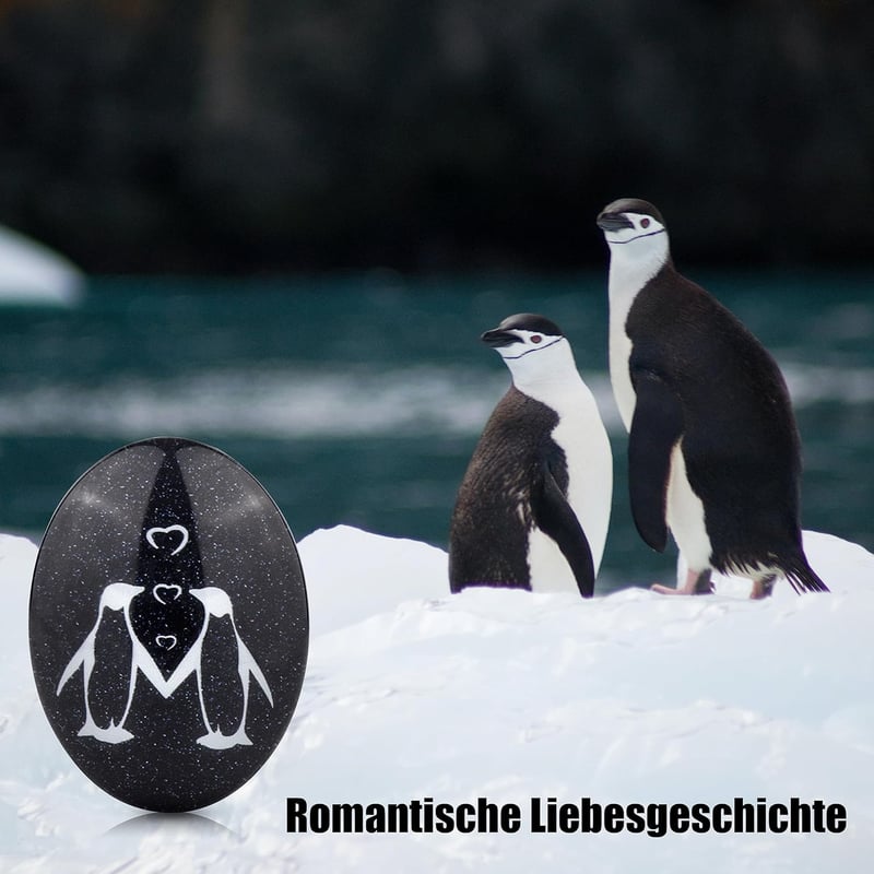 Jahrestagsgeschenk: Rebundex Pinguin Ornament für Paare