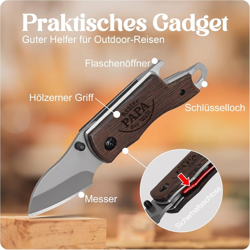 Praktisches Gadget für Väter - Geschenk zum Vatertag und Geburtstag