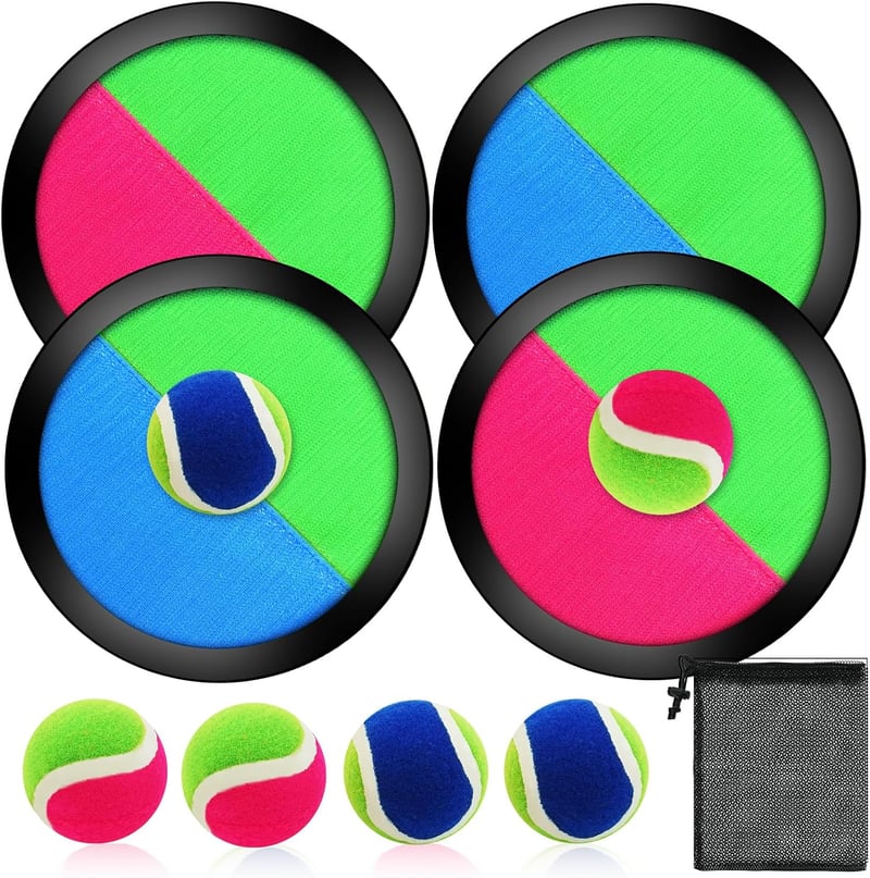 Klettballspiel Set für Kinder ab 3 Jahren – Outdoor Fangspiel