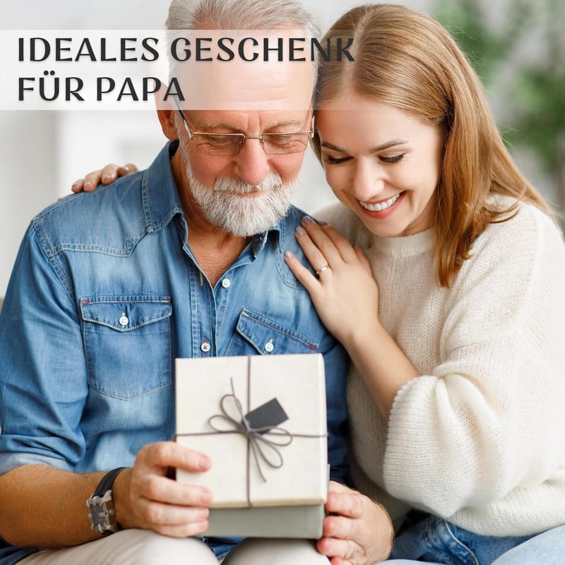 Personalisierte Herz-Acryl-Dekoration für Papa zum Vatertag