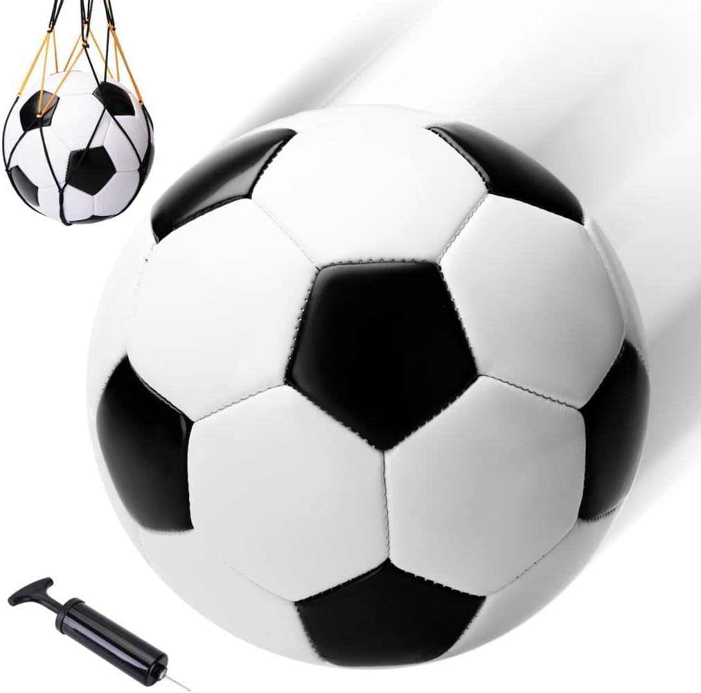 Fußballspielzeug Set für Kinder (Größe 3) mit Pumpe und Netz