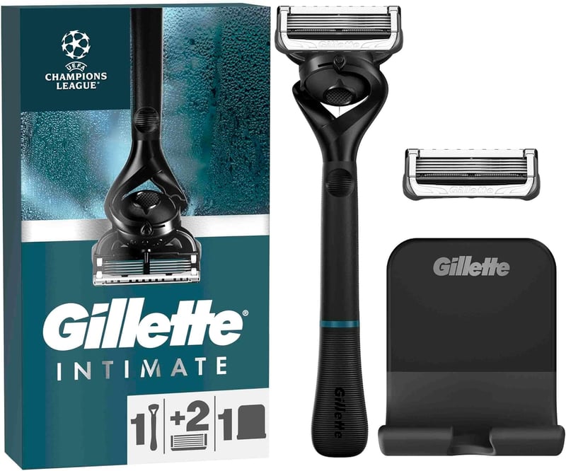 Gillette Body & Intimate Nassrasierer für Männer, inkl. 2 Klingen